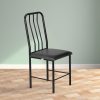 Regal Crescent Metal Dining Chair
